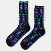 La Mamá Más Chingona Funny Spanish Mama Socken (Linkes Detail)