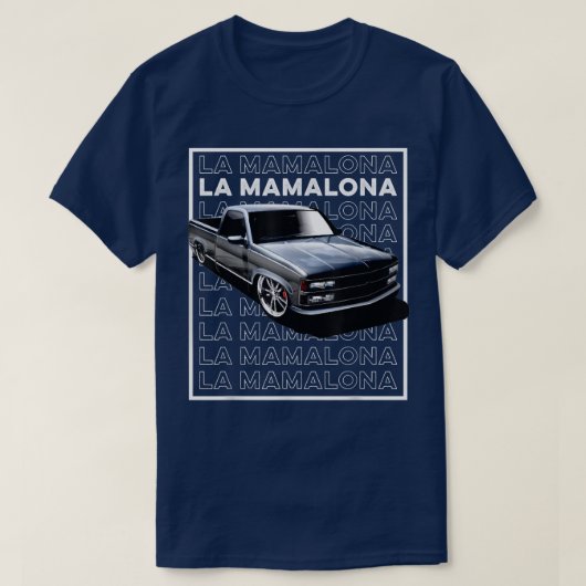 La Mamalona 90er OBS LKW Design T-Shirt (Design vorne)