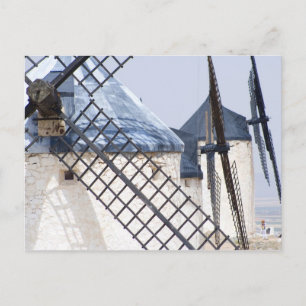 La Mancha, Spanien. Don Quixote ist berühmt dafür, Postkarte