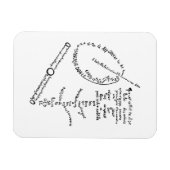 La Mandoline, l'oeillet et le bambou, Apollinaire Magnet (Horizontal)