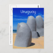 la mano punta del este postkarte (Vorne/Hinten)