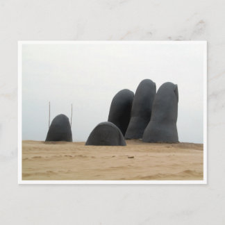 la mano punta postkarte