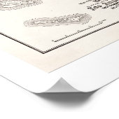 LA Map von 1886 Poster (Ecke)