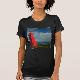 La Martre Leuchtturm   Matane auf dem Gaspe T-Shirt