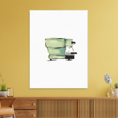La marzocco-Kaffee Leinwanddruck (Insitu (Wohnzimmer))