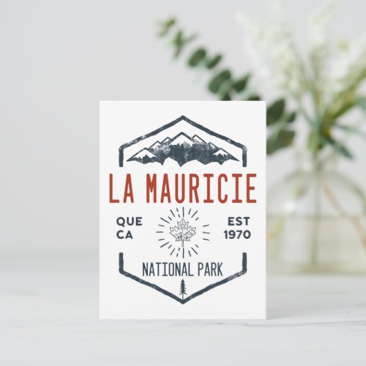 La Mauricie National Park Kanada gestört Postkarte (Stehend Vorderseite)