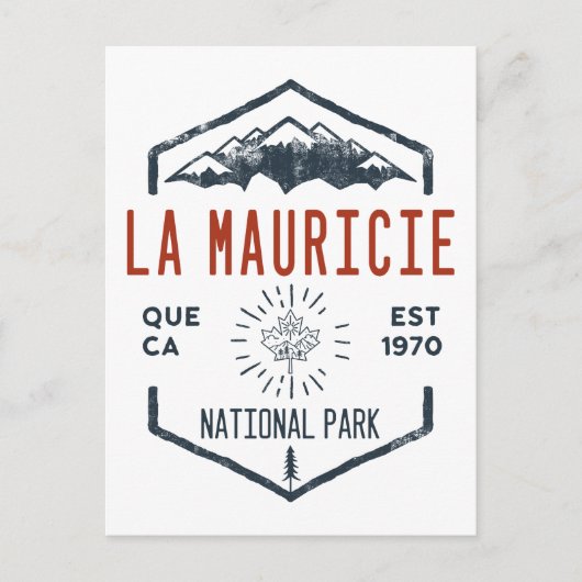 La Mauricie National Park Kanada gestört Postkarte (Vorderseite)