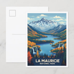 La Mauricie Nationalpark Quebec Kanada Reise Postkarte