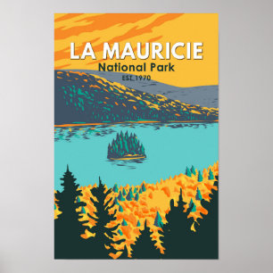 La Mauricie Nationalpark Reise Kunst Vintage Poster