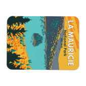 La Mauricie Nationalparkprojekt des Travel Art Vin Magnet (Horizontal)