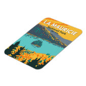 La Mauricie Nationalparkprojekt des Travel Art Vin Magnet (Linke Seite)