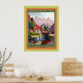 La Mayenne ~ Vintage Reisen Poster (Küche)