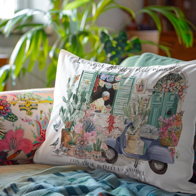 La Mejor Abuela del Mundo | Personalized Dekokissen (Von Creator hochgeladen)