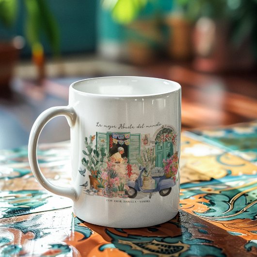 La Mejor Abuela del Mundo | Personalized Kaffeetasse