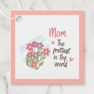 La mejor etiqueta de regalo de mamá - Día de la ma Geschenkanhänger