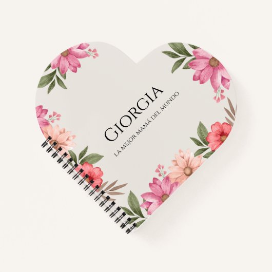 La mejor mamá del mundo notizblock (Vorderseite)