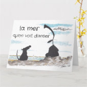 La Mer Greetings Card Karte (Gelbe Blume)