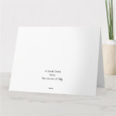 La Mer Greetings Card Karte (Rückseite)