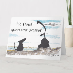 La Mer Greetings Card Karte