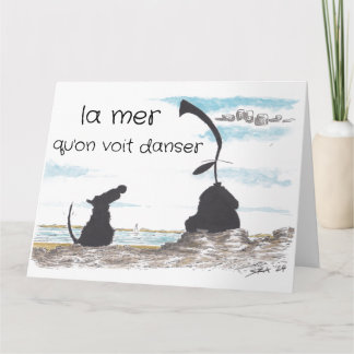 La Mer Greetings Card Karte