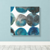 La Mer - Kreise Leinwanddruck (Insitu (Holzboden))