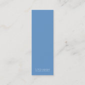 La Mer Lesezeichen Mini Visitenkarte (Rückseite)