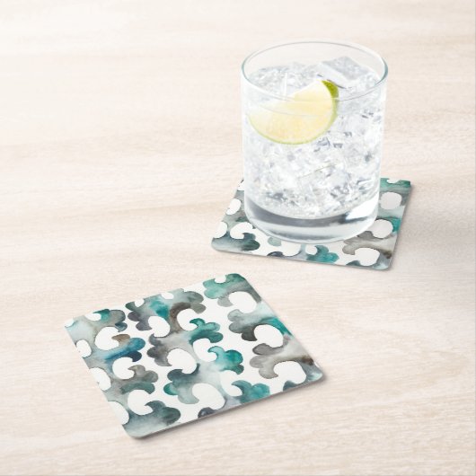 La Mer Rechteckiger Pappuntersetzer (Vor Ort)