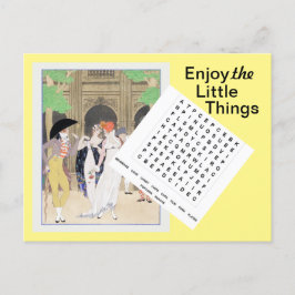 La Merveilleuse au Palais Royal (1921) von Barbier Postkarte