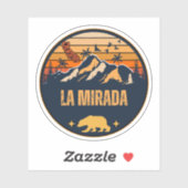 La Mirada, Kalifornien Aufkleber (Blatt)