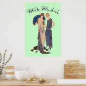 La mode illustrée (Magazine français 1922) Poster (Küche)