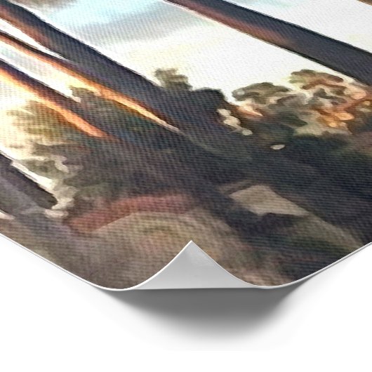 LA Morning Poster (Ecke)