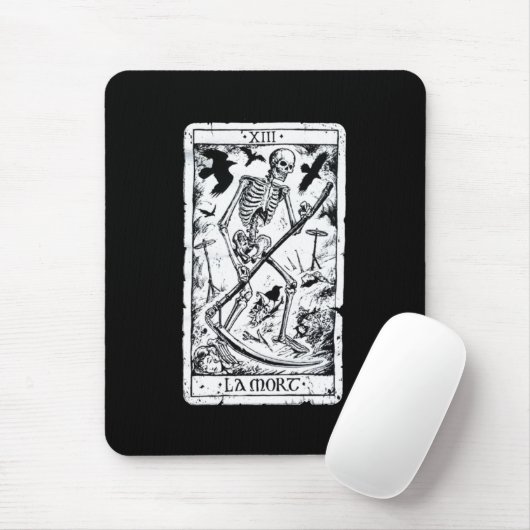 La Mort Tarot-Karte Mousepad (Mit Mouse)