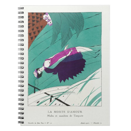 La morte d'amour: Manieren von Charles Martin Notizblock (Vorderseite)