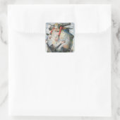 La Mosca Roja Quadratischer Aufkleber (Tasche)