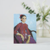 La Mousmé, Sitting, Vincent Van Gogh Postkarte (Stehend Vorderseite)