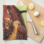 La Mousme, Sitzung von Vincent van Gogh Geschirrtuch (Viertel Falte)