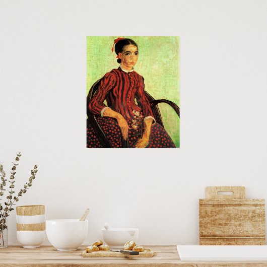 La Mousme, Sitzung von Vincent van Gogh Poster (Küche)
