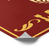 La Muerta Lisa Poster (Ecke)