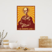 La Muerta Lisa Poster (Küche)