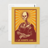 La Muerta Lisa Postkarte (Vorne/Hinten)