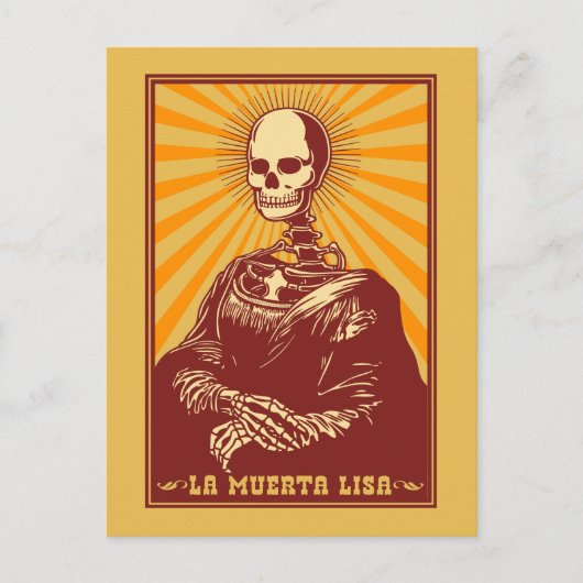 La Muerta Lisa Postkarte (Vorderseite)