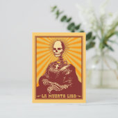 La Muerta Lisa Postkarte (Stehend Vorderseite)