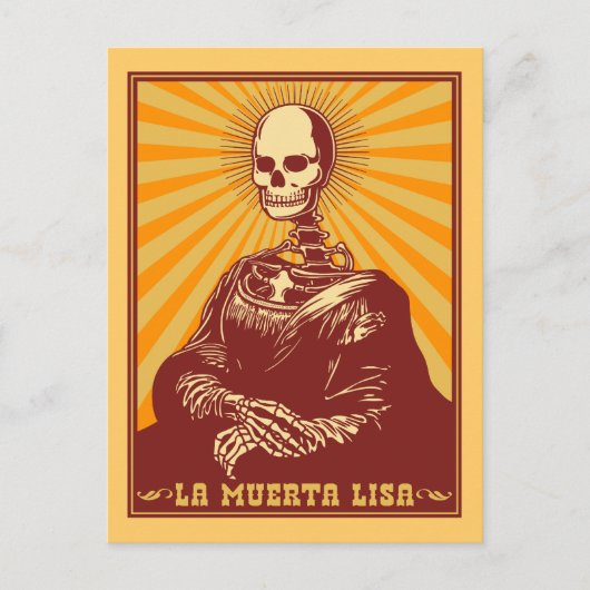 La Muerta Lisa Postkarte (Vorderseite)