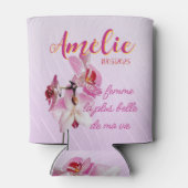 La mujer más bella de mi vida editable  dosenkühler (Rückseite)