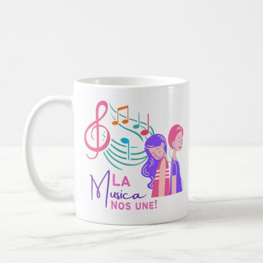 La musica nos une kaffeetasse (Links)