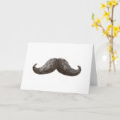 La Mustache (horizontal) Karte (Gelbe Blume)