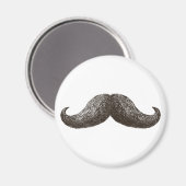 La Mustache (Licht) Magnet (Vorderseite/Rückseite)