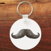 La Mustache (Licht) Schlüsselanhänger (Vorderseite)