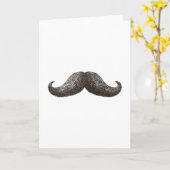 La Mustache (Vertikal) Karte (Gelbe Blume)