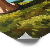 LA NAGEUSE DE LA RIVIÈRE (The River Swimmer) - Ori Poster (Ecke)